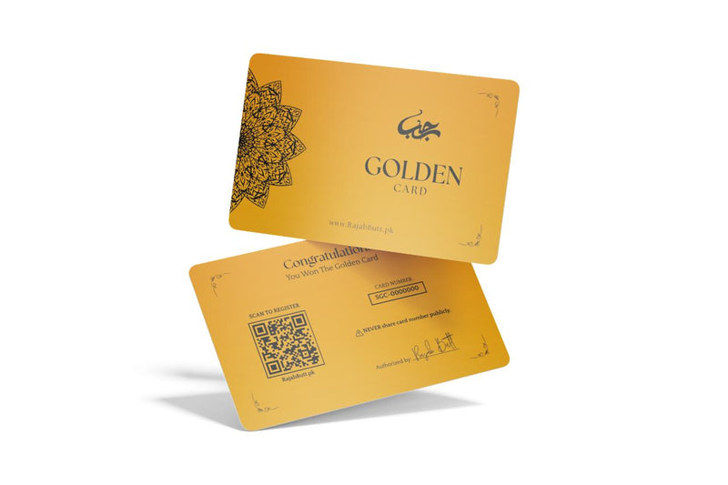 Golden Card – Rajab Butt
